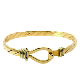 7" Pre-owned 9CT Hook & Loop Bangle (22.4g)